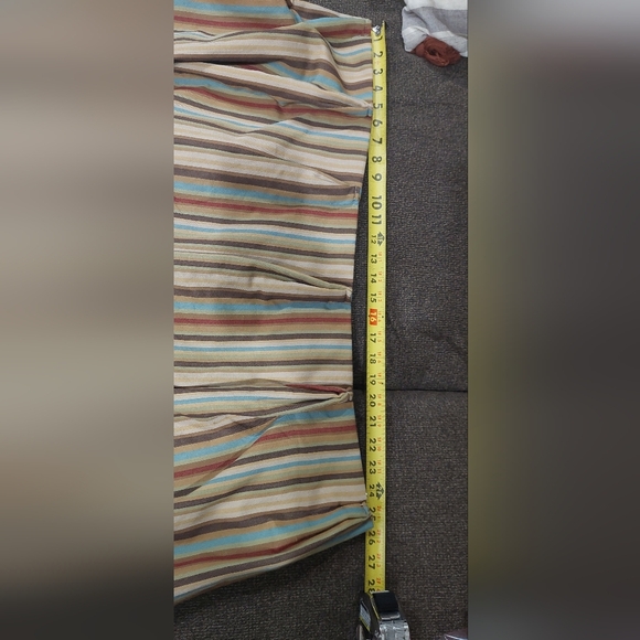 Custom Made Black-Out Lined Drapes 2 Panels 26x98 Damask Mixed Pattern Curtains - Picture 5 of 12